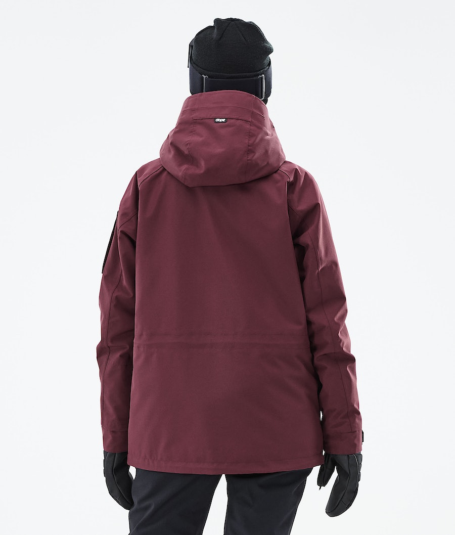 Dope Annok W 2021 Snowboardjacke Damen Bordeaux | SY0245697