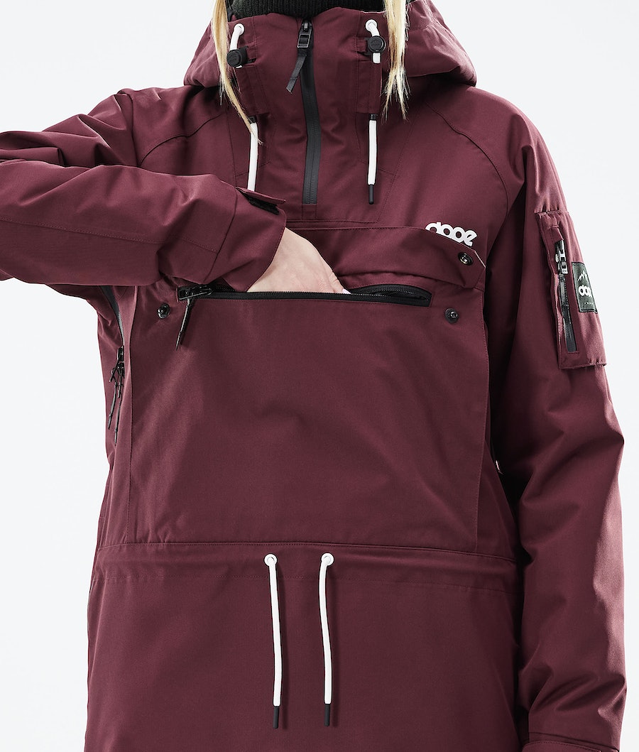 Dope Annok W 2021 Snowboardjacke Damen Bordeaux | SY0245697