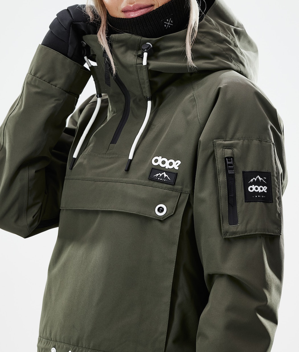 Dope Annok W 2021 Snowboardjacke Damen Olivgrün Grün | YH7023465