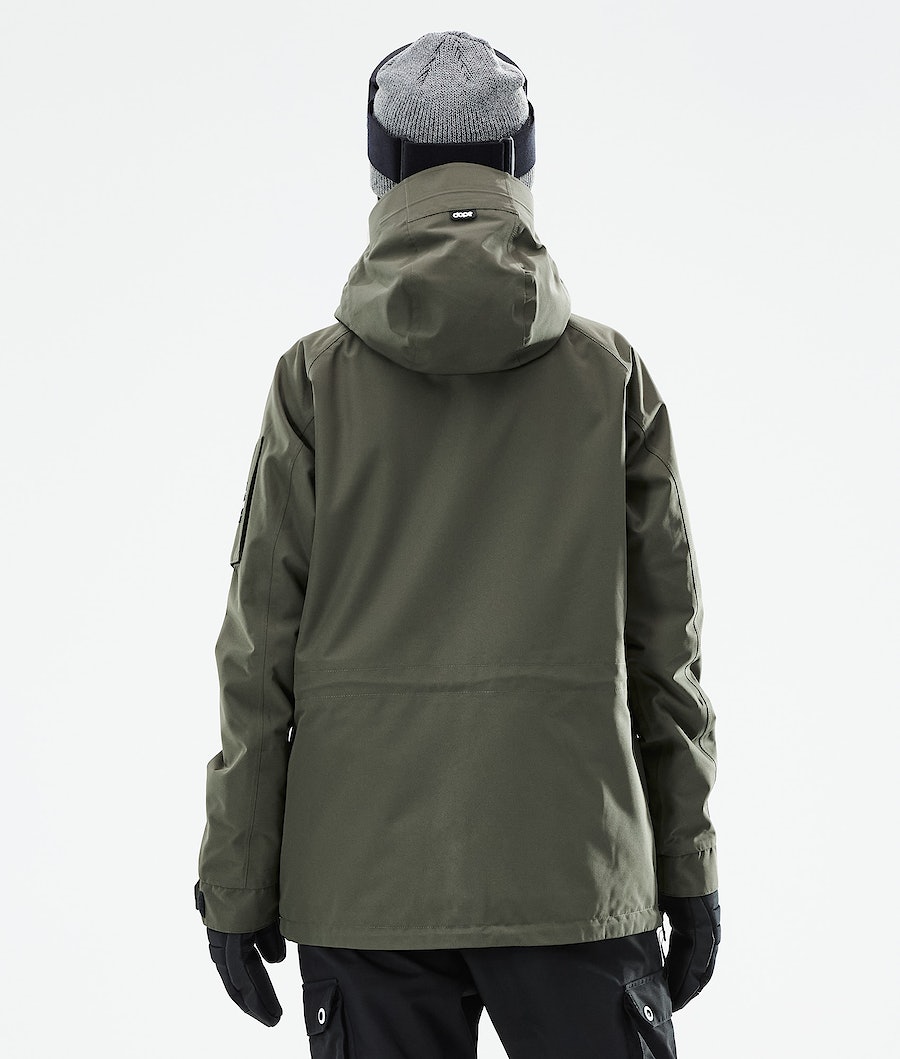 Dope Annok W 2021 Snowboardjacke Damen Olivgrün Grün | YH7023465