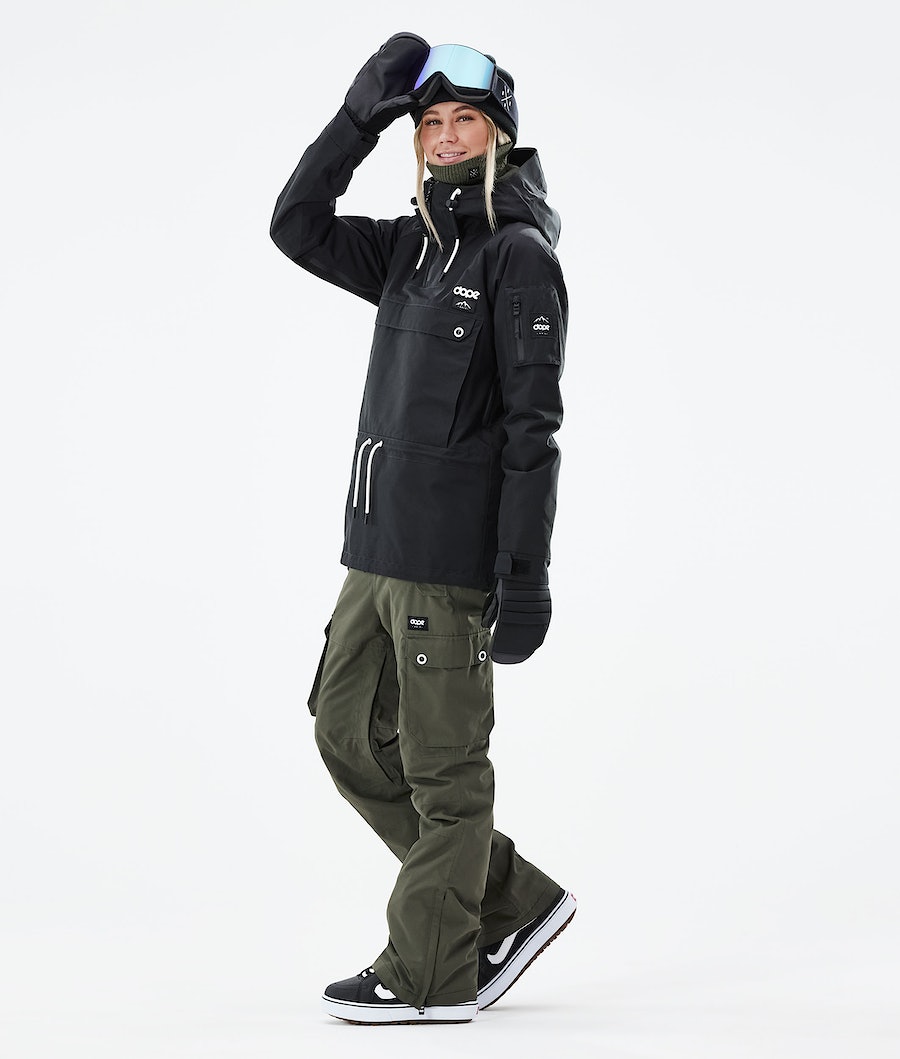 Dope Annok W 2021 Snowboardjacke Damen Schwarz | XF8052319