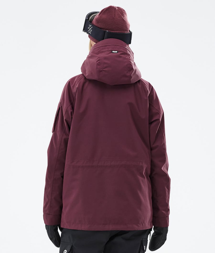 Dope Annok W Snowboardjacke Damen Bordeaux | QI7638042