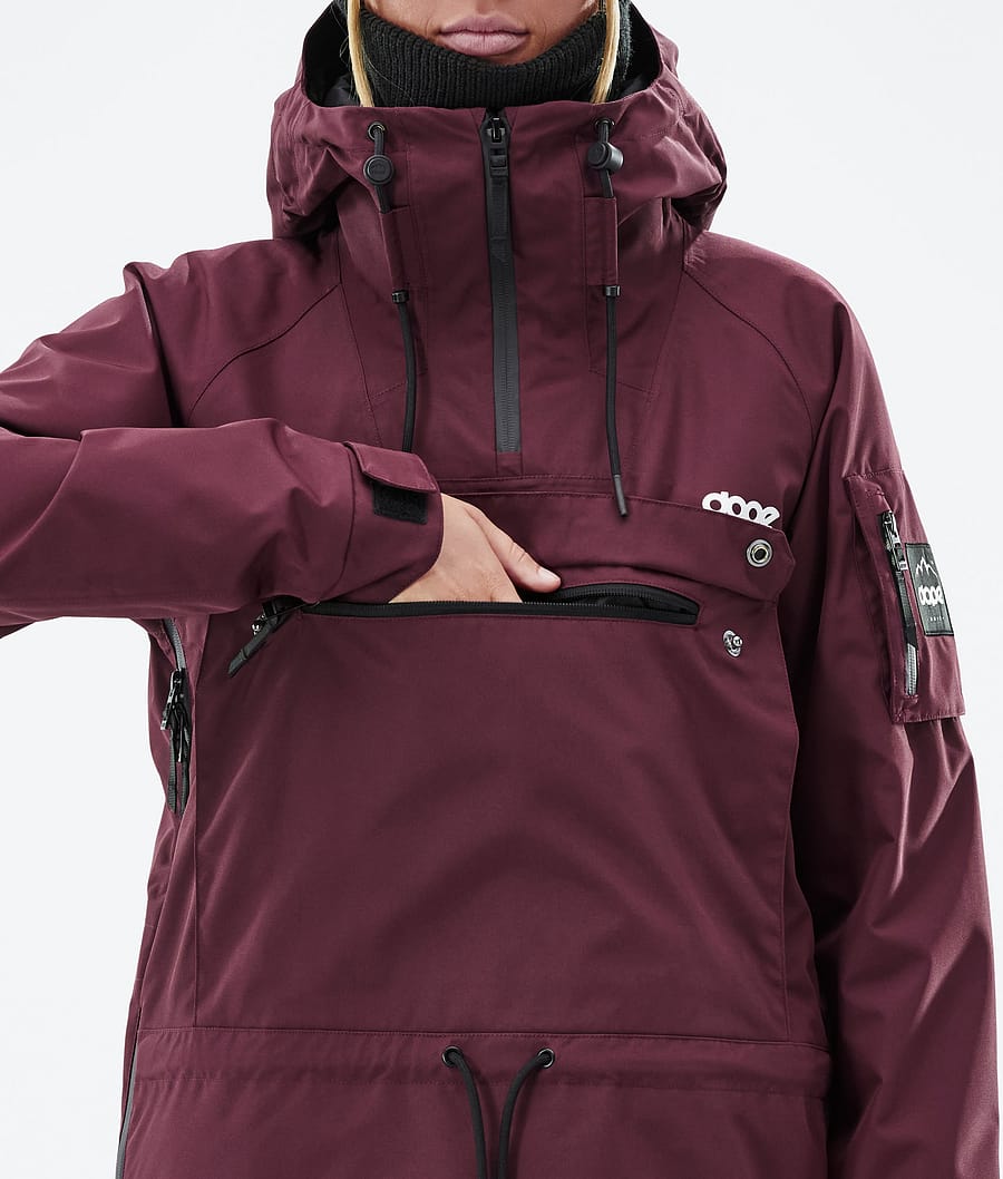 Dope Annok W Snowboardjacke Damen Bordeaux | QI7638042