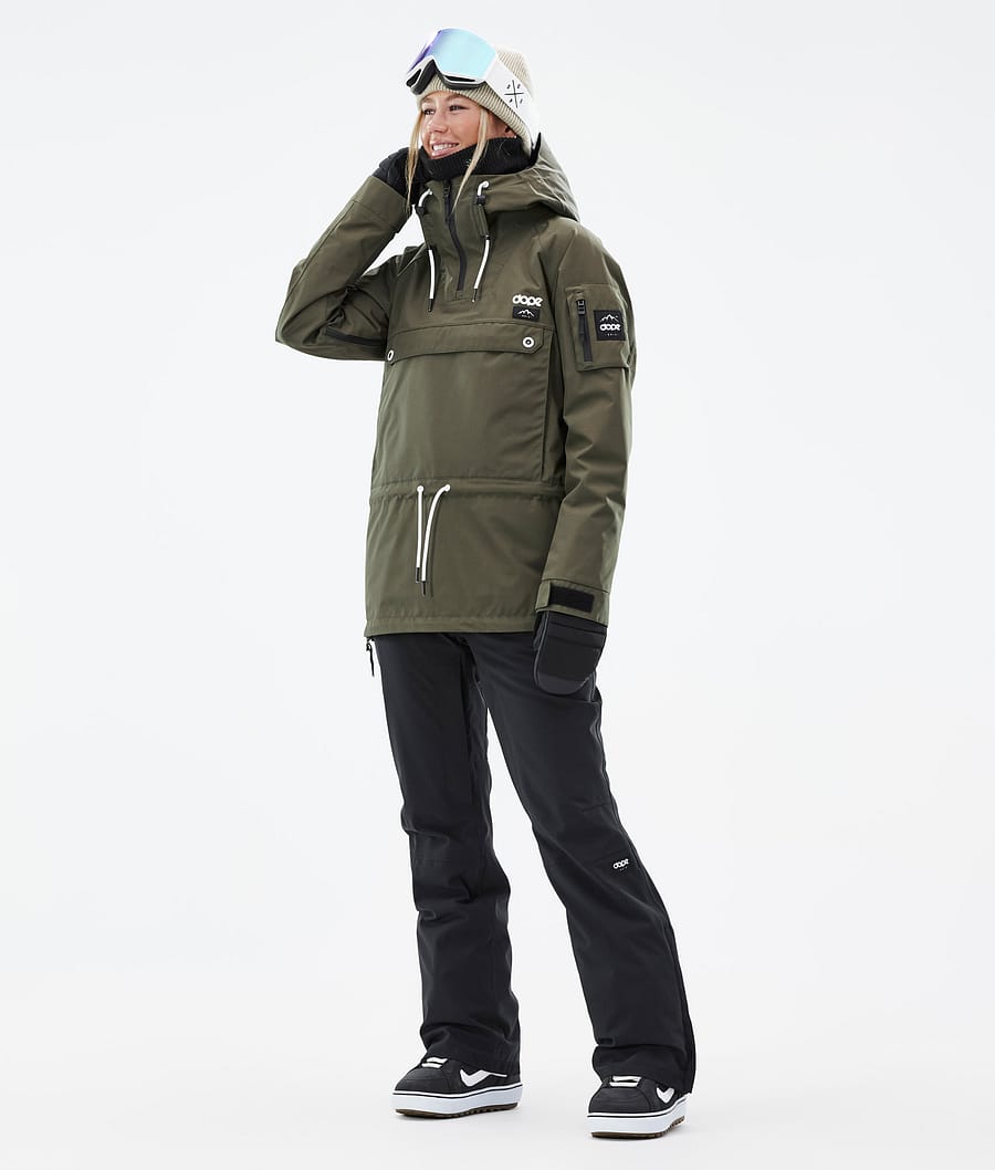Dope Annok W Snowboardjacke Damen Olivgrün Grün | QY8260391