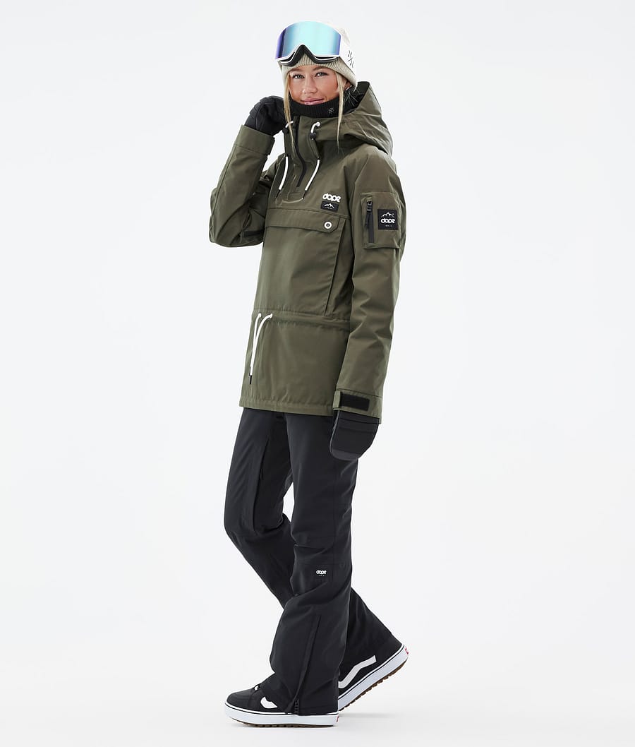 Dope Annok W Snowboardjacke Damen Olivgrün Grün | QY8260391