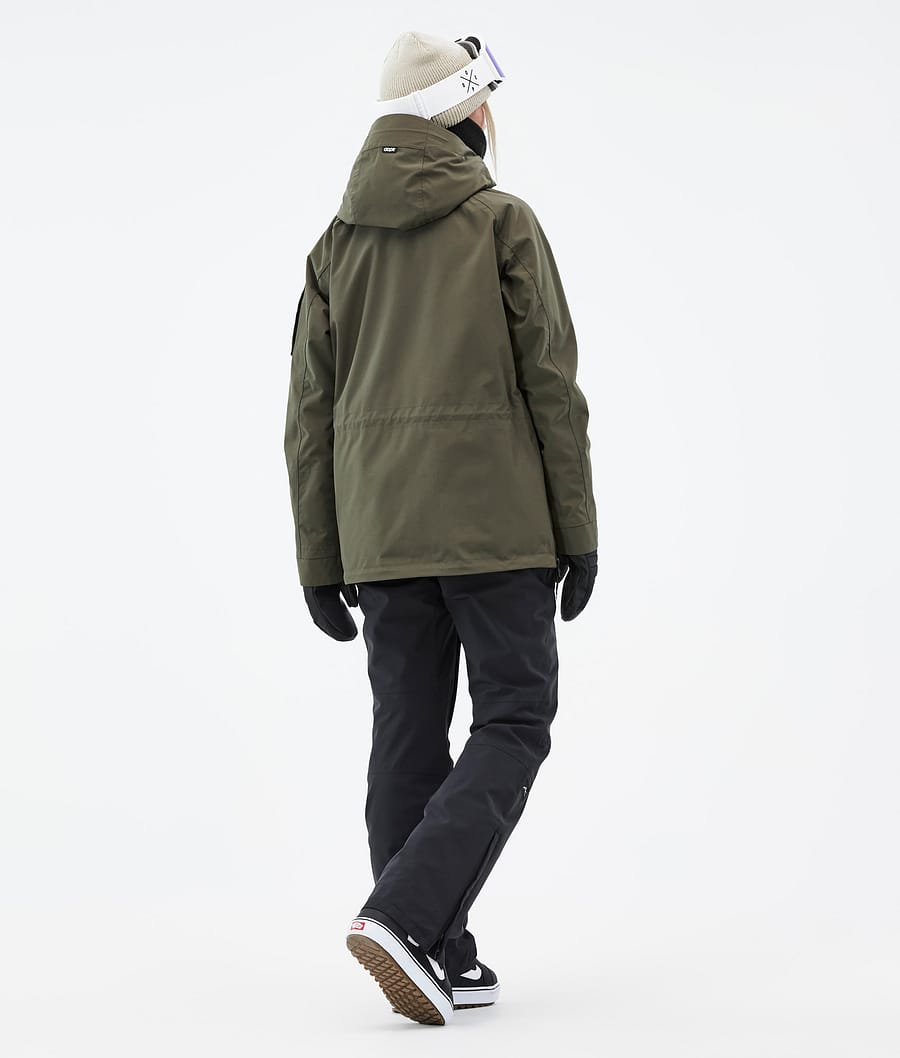 Dope Annok W Snowboardjacke Damen Olivgrün Grün | QY8260391