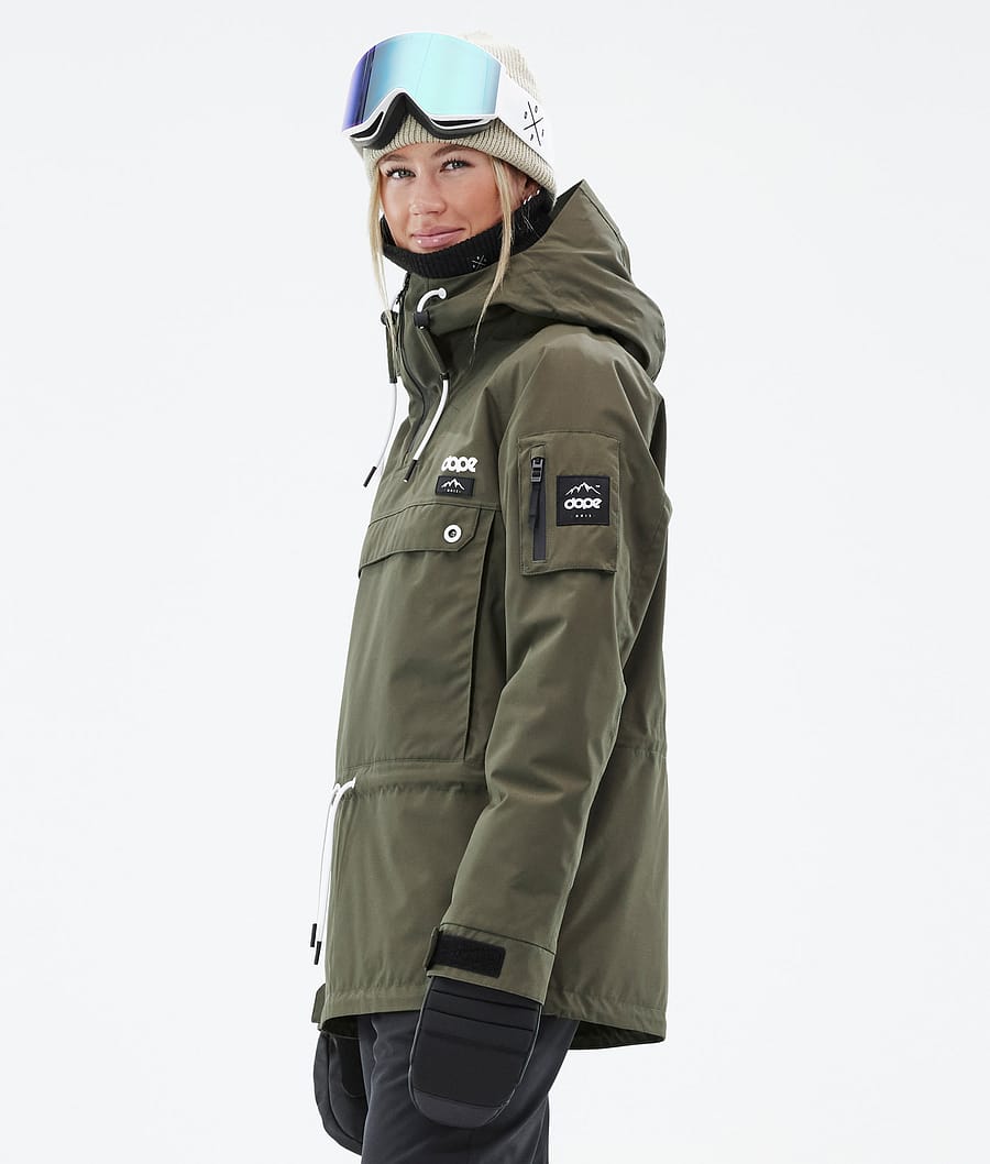 Dope Annok W Snowboardjacke Damen Olivgrün Grün | QY8260391