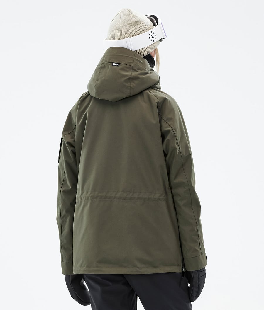 Dope Annok W Snowboardjacke Damen Olivgrün Grün | QY8260391