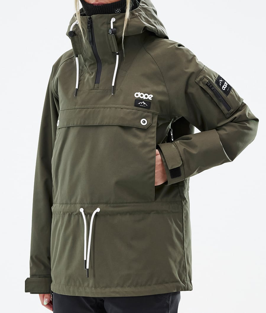 Dope Annok W Snowboardjacke Damen Olivgrün Grün | QY8260391