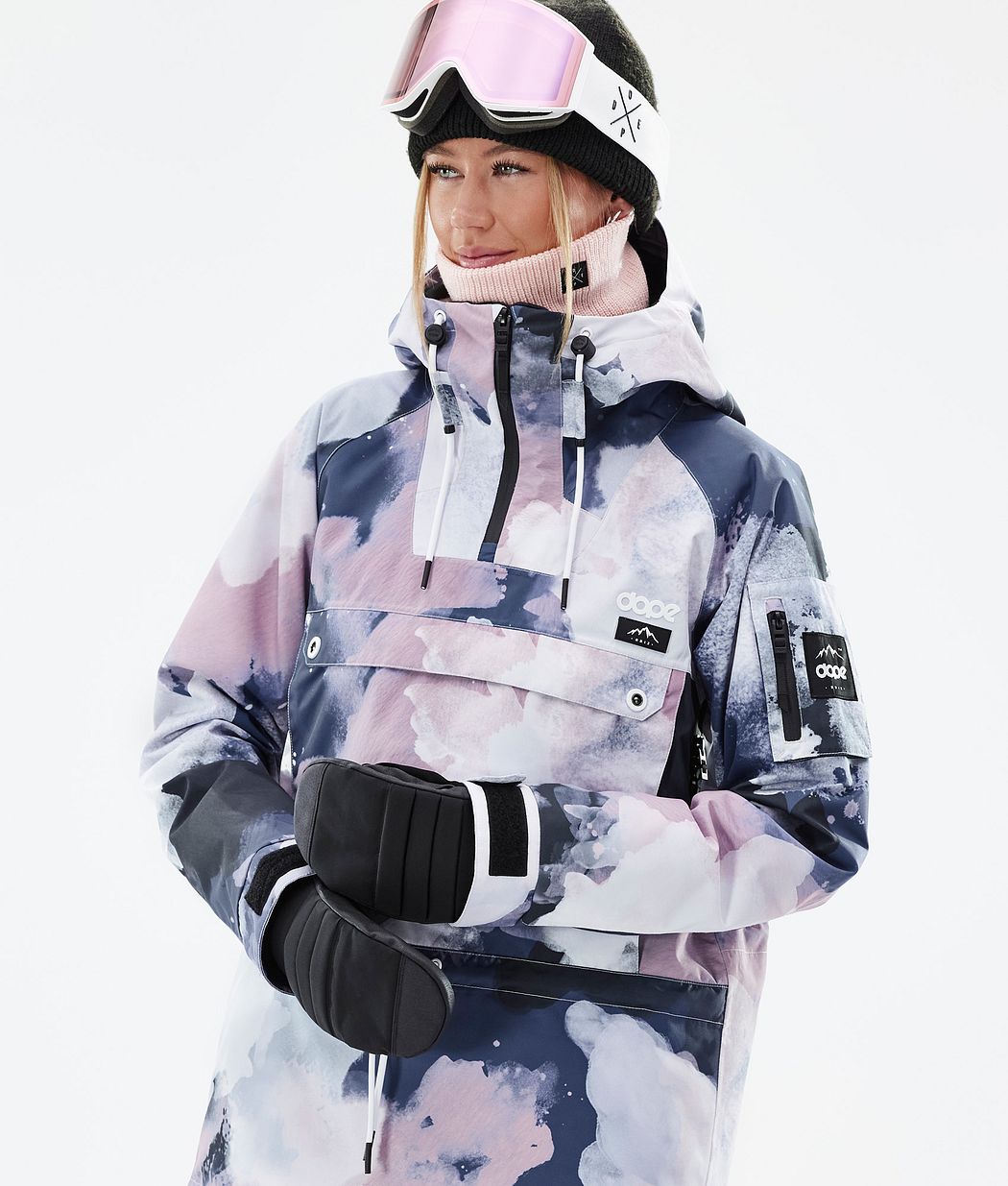 Dope Annok W Snowboardjacke Damen Rosa Navy | QM2305981