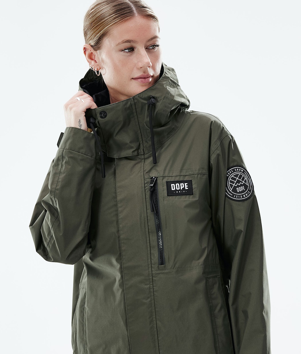 Dope Blizzard FZ Light W Skijacke Damen Olivgrün Grün | HQ3246857
