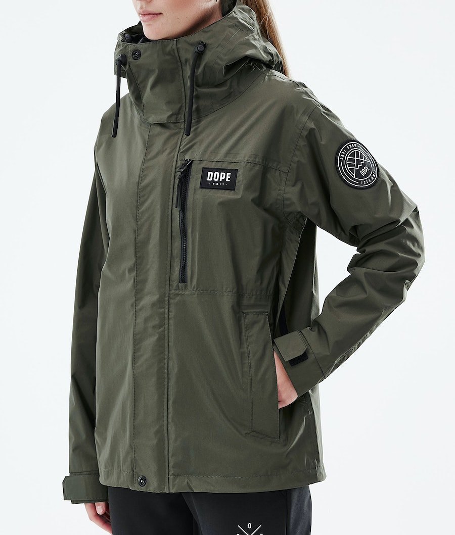 Dope Blizzard FZ Light W Skijacke Damen Olivgrün Grün | HQ3246857