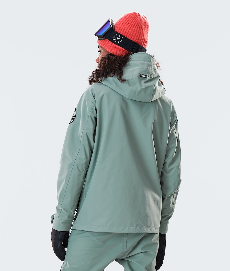 Dope Blizzard FZ W 2020 Snowboardjacke Damen Grün | VA8201465