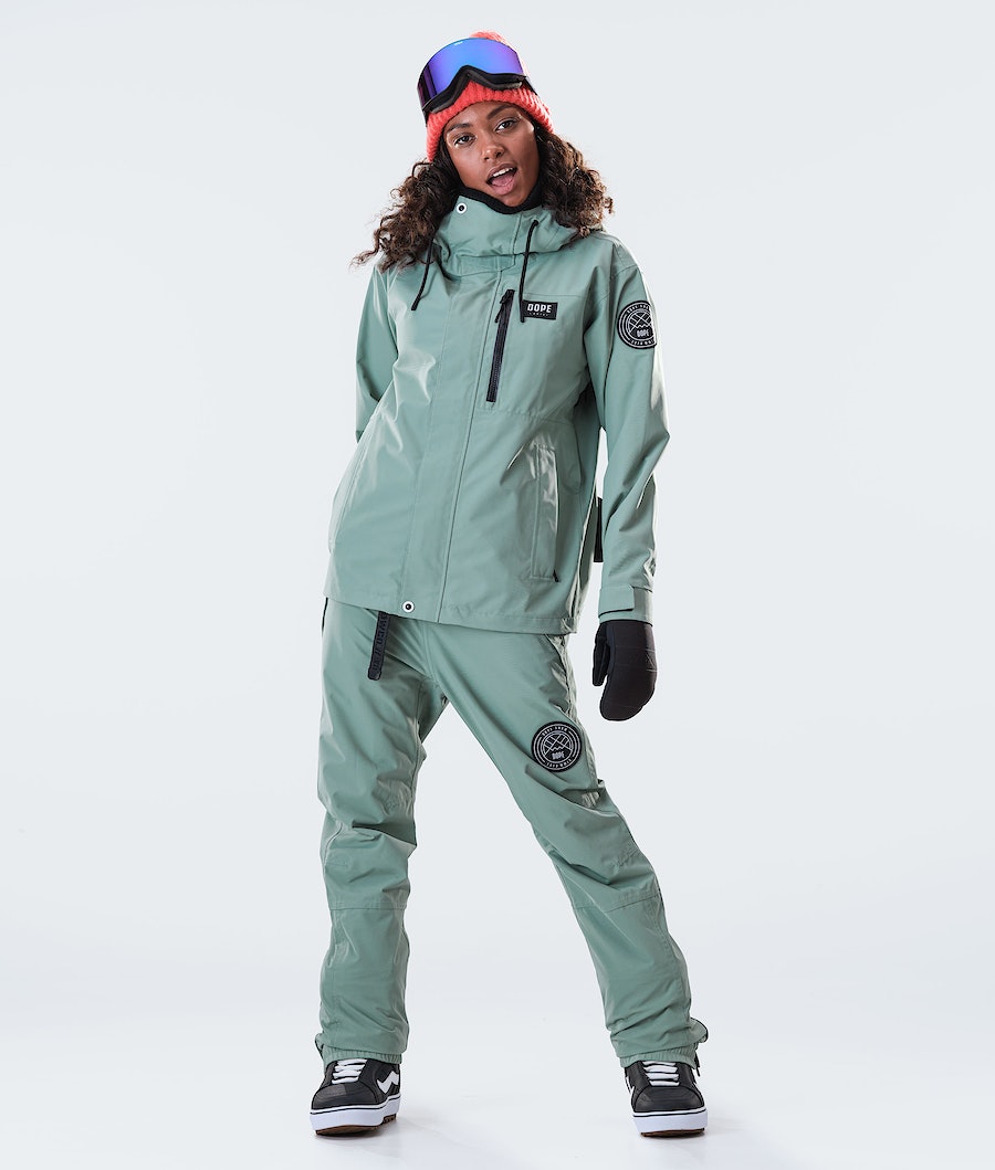 Dope Blizzard FZ W 2020 Snowboardjacke Damen Grün | VA8201465