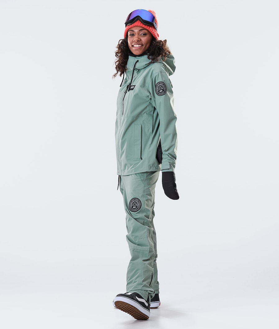 Dope Blizzard FZ W 2020 Snowboardjacke Damen Grün | VA8201465
