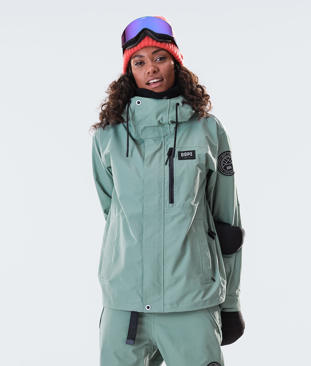 Dope Blizzard FZ W 2020 Snowboardjacke Damen Grün | VA8201465