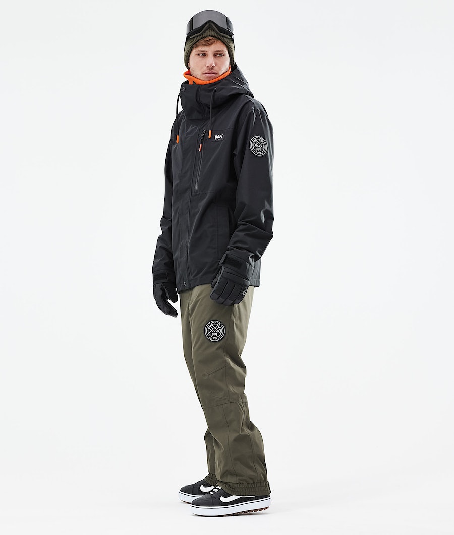 Dope Blizzard Full Zip 2021 Snowboardjacke Herren Schwarz | OF6524387