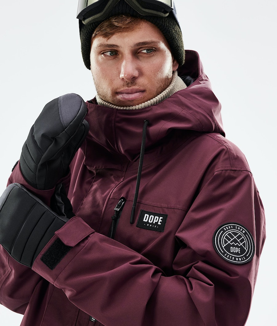 Dope Blizzard Full Zip 2021 Snowboardjacke Herren Bordeaux | YZ2604798