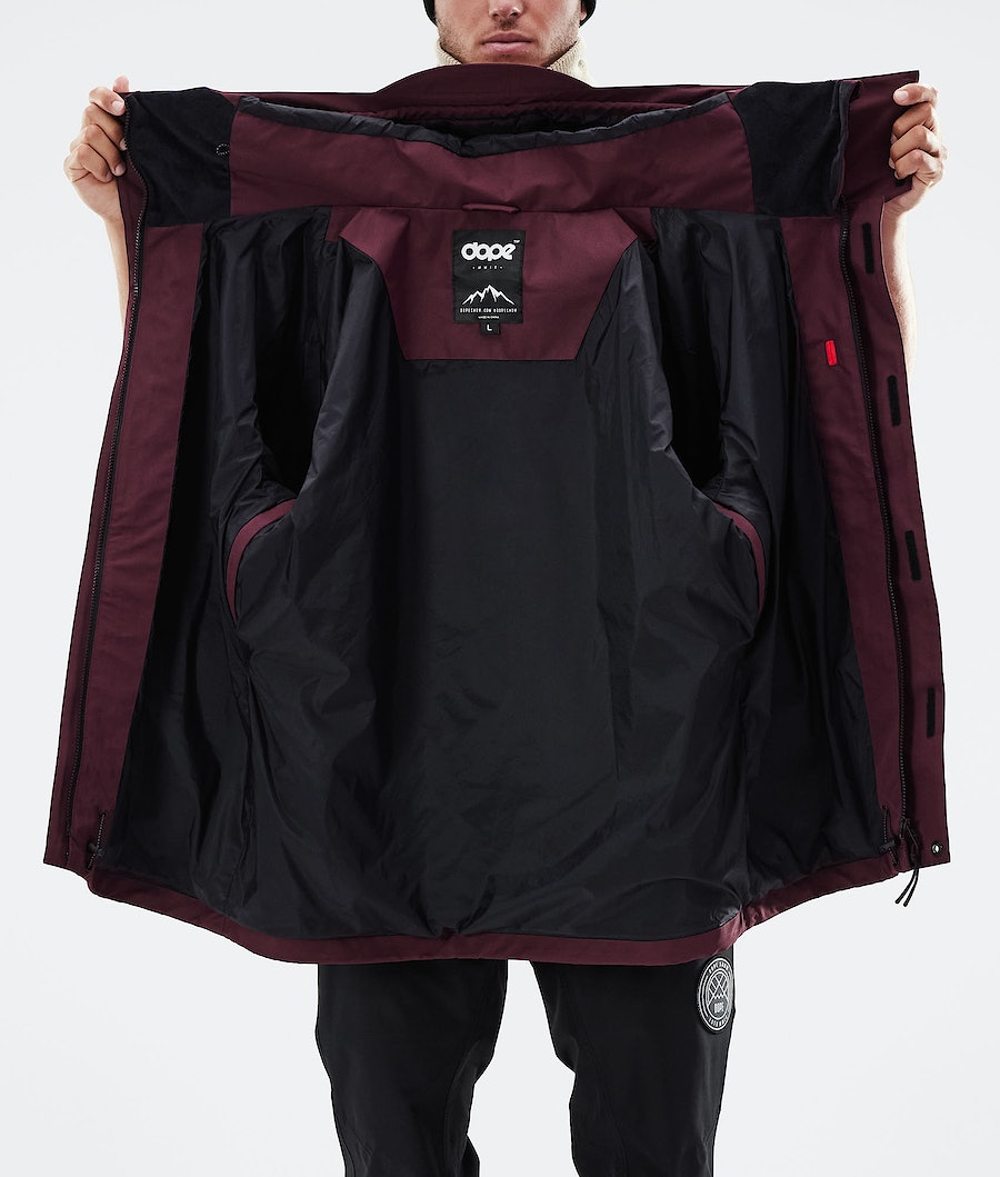 Dope Blizzard Full Zip 2021 Snowboardjacke Herren Bordeaux | YZ2604798
