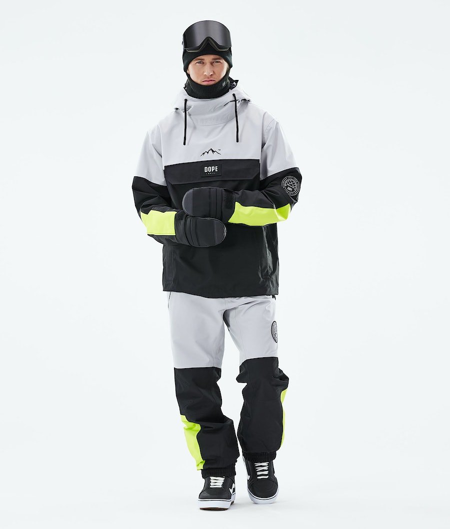 Dope Blizzard LE Snowboardjacke Herren Mehrfarbig Hellgrau | HU6392801