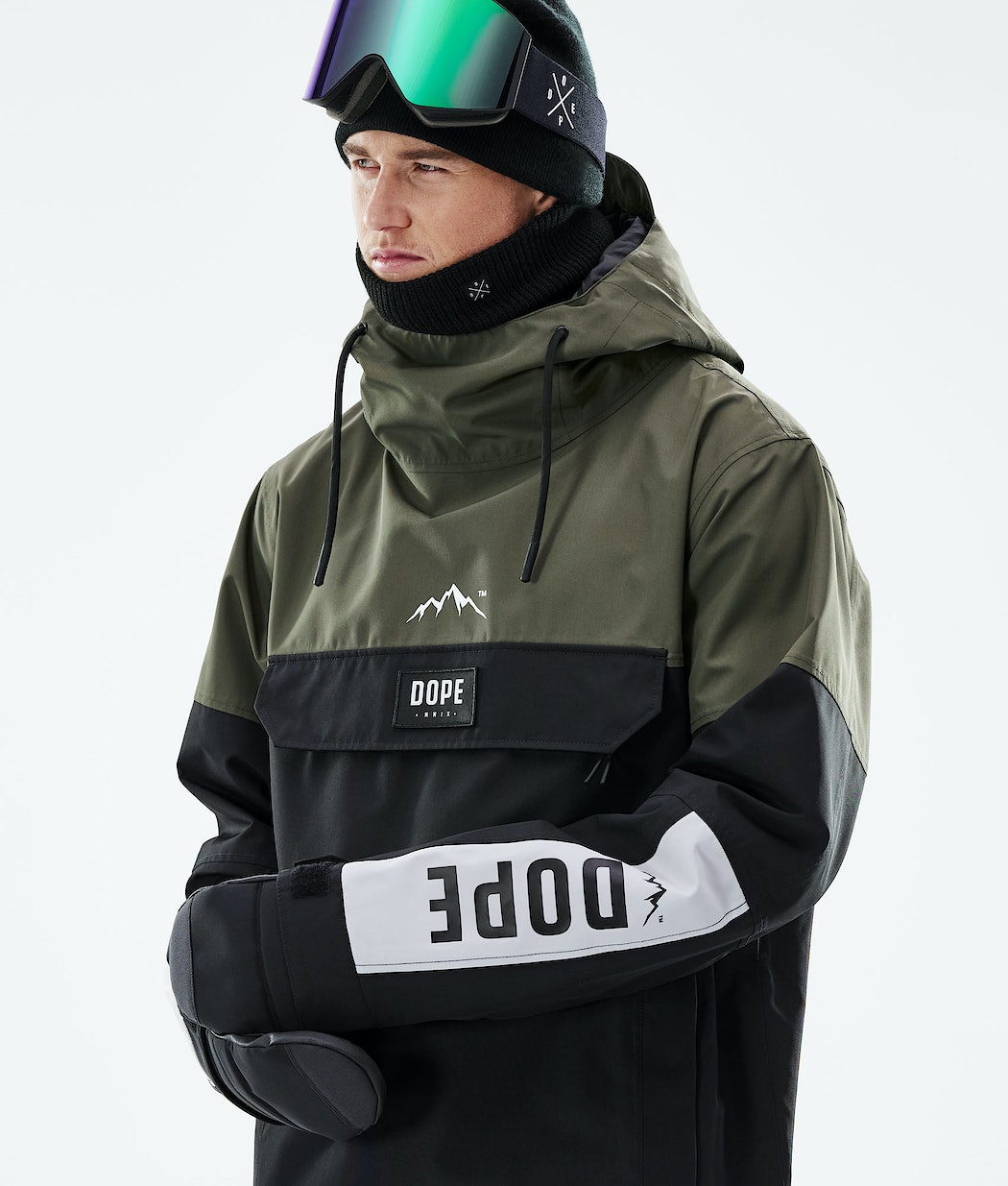 Dope Blizzard LE Snowboardjacke Herren Mehrfarbig Olivgrün Grün | IS5740293