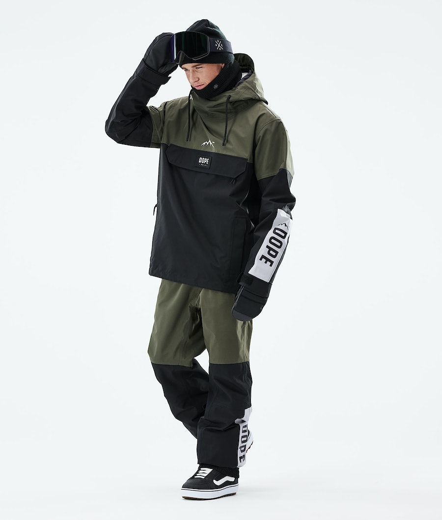 Dope Blizzard LE Snowboardjacke Herren Mehrfarbig Olivgrün Grün | IS5740293