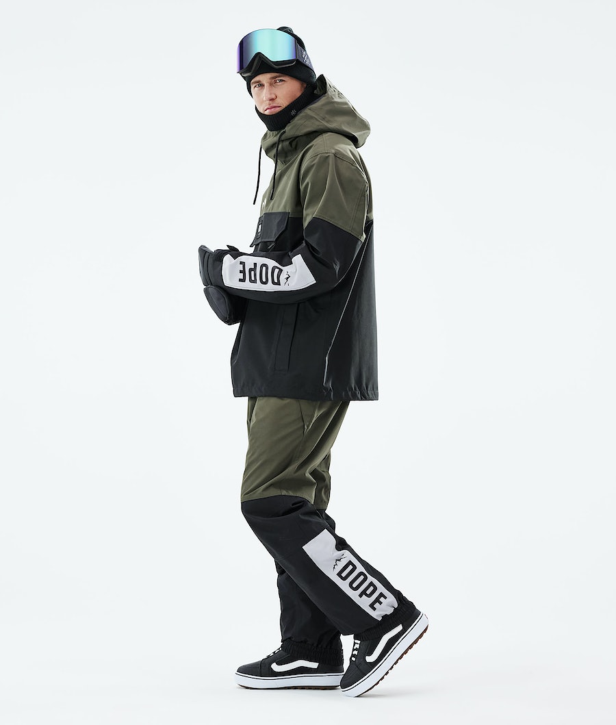 Dope Blizzard LE Snowboardjacke Herren Mehrfarbig Olivgrün Grün | IS5740293