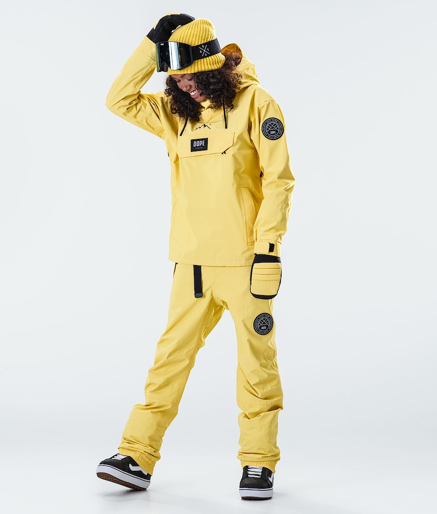Dope Blizzard PO W 2020 Snowboardjacke Damen Gelb | QP8450921