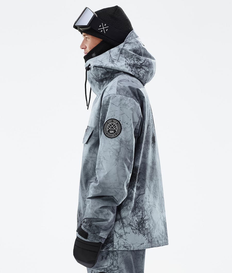 Dope Blizzard Snowboardjacke Herren Grau Blau Schwarz | FV0473182