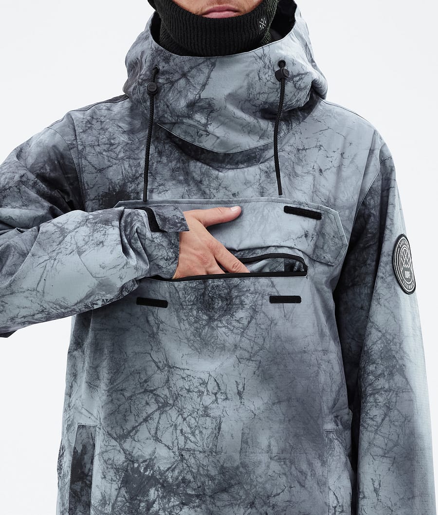 Dope Blizzard Snowboardjacke Herren Grau Blau Schwarz | FV0473182