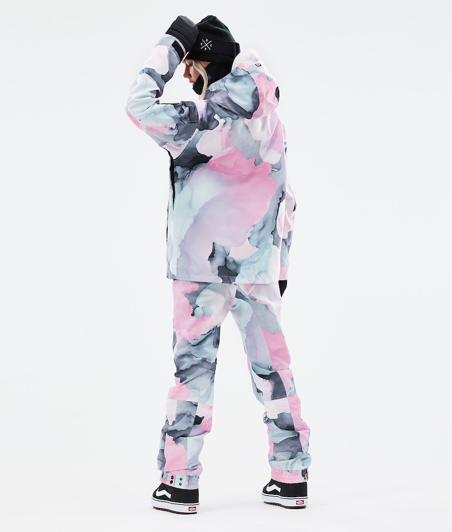 Dope Blizzard W 2021 Snowboardjacke Damen Mehrfarbig Rosa | KV0923578