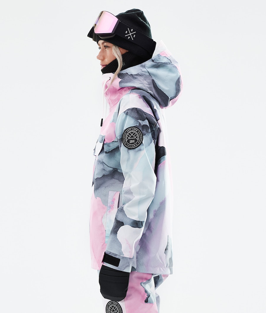 Dope Blizzard W 2021 Snowboardjacke Damen Mehrfarbig Rosa | KV0923578