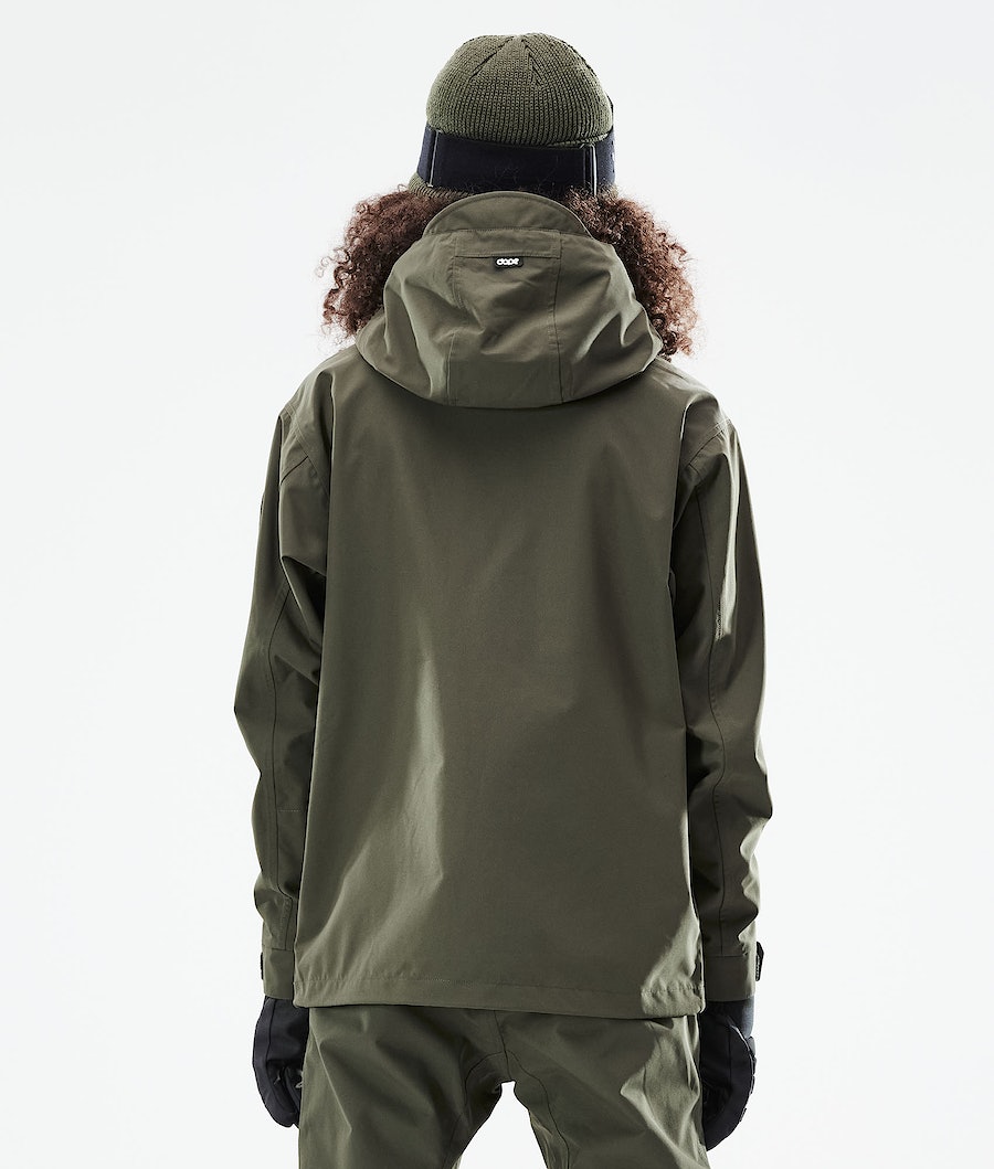 Dope Blizzard W 2021 Snowboardjacke Damen Olivgrün Grün | OY2718954