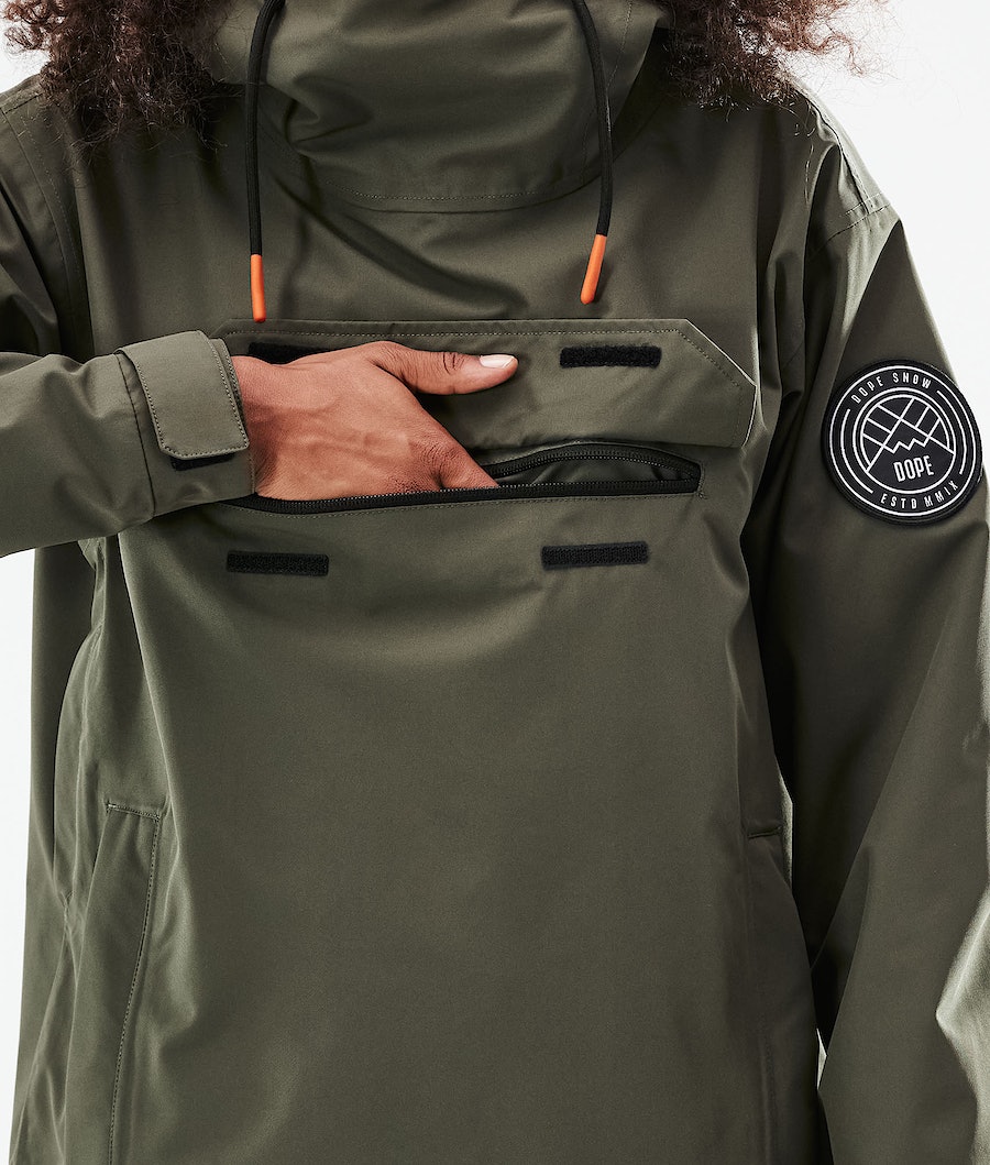 Dope Blizzard W 2021 Snowboardjacke Damen Olivgrün Grün | OY2718954