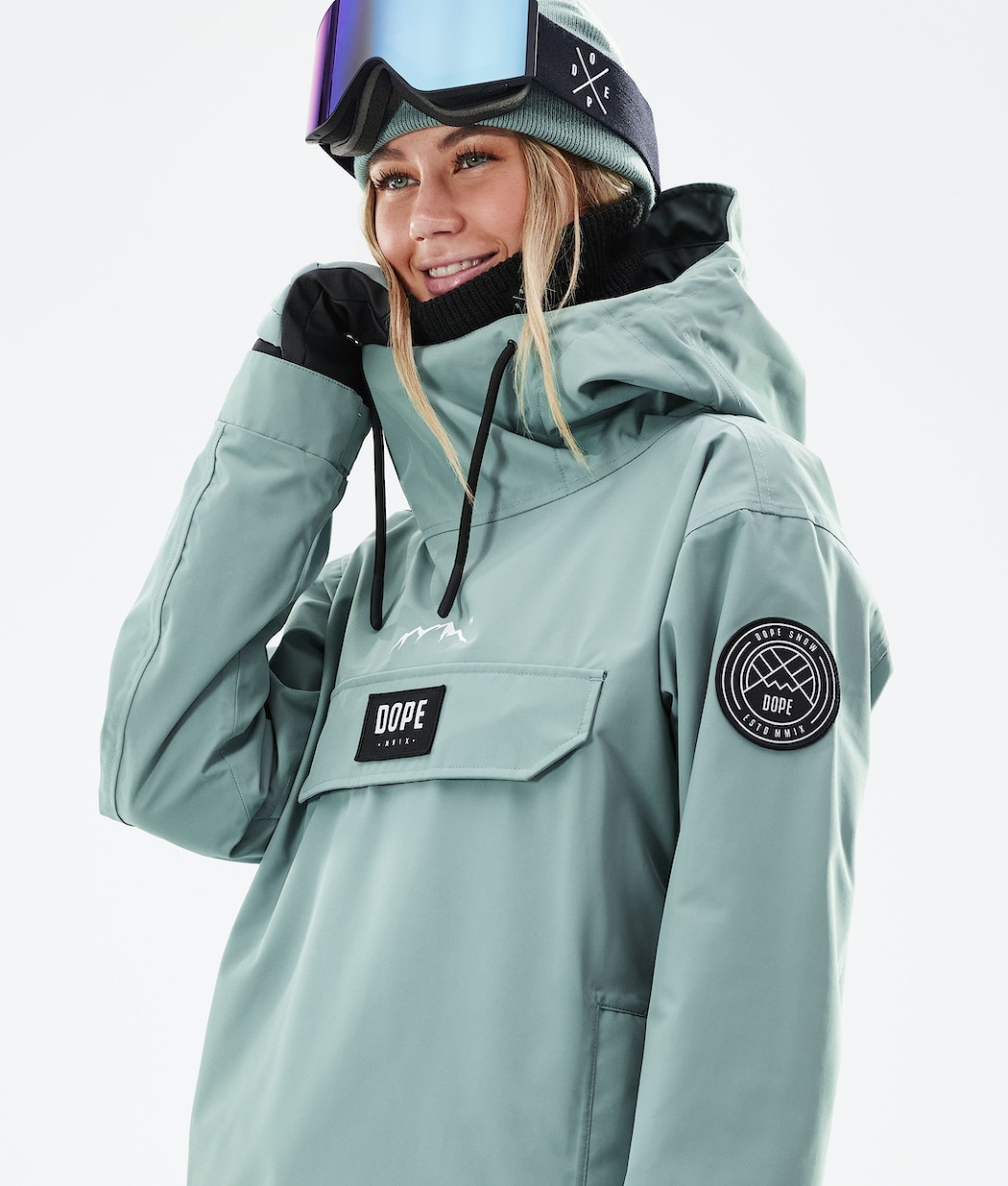 Dope Blizzard W 2021 Snowboardjacke Damen Grün | YX9680174