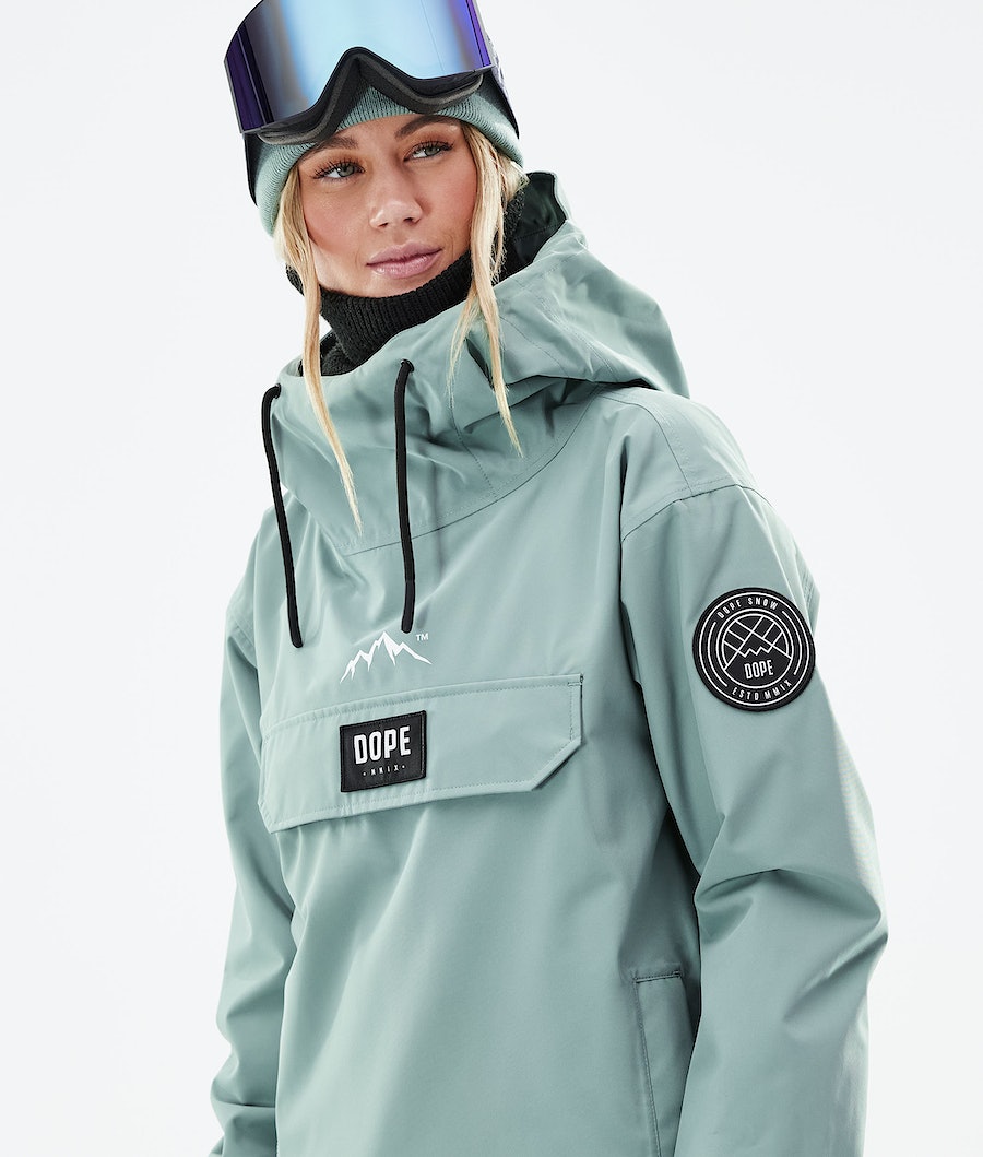 Dope Blizzard W 2021 Snowboardjacke Damen Grün | YX9680174