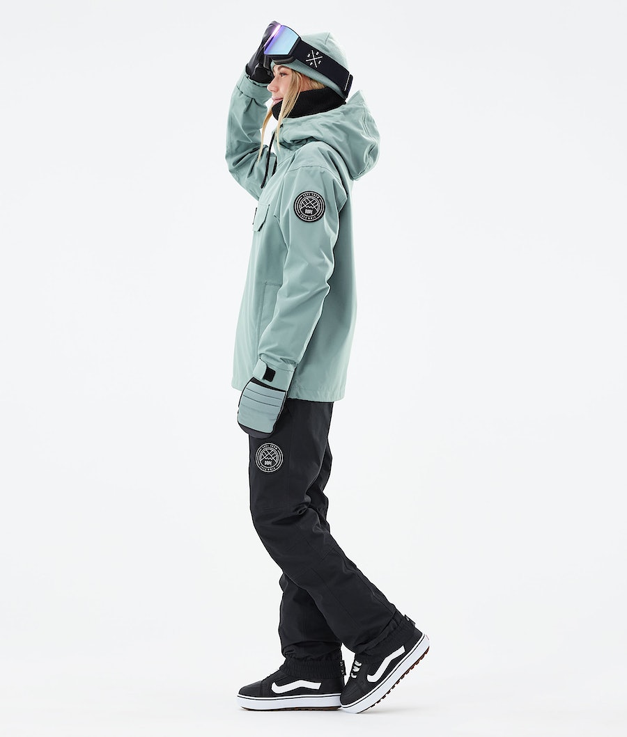 Dope Blizzard W 2021 Snowboardjacke Damen Grün | YX9680174