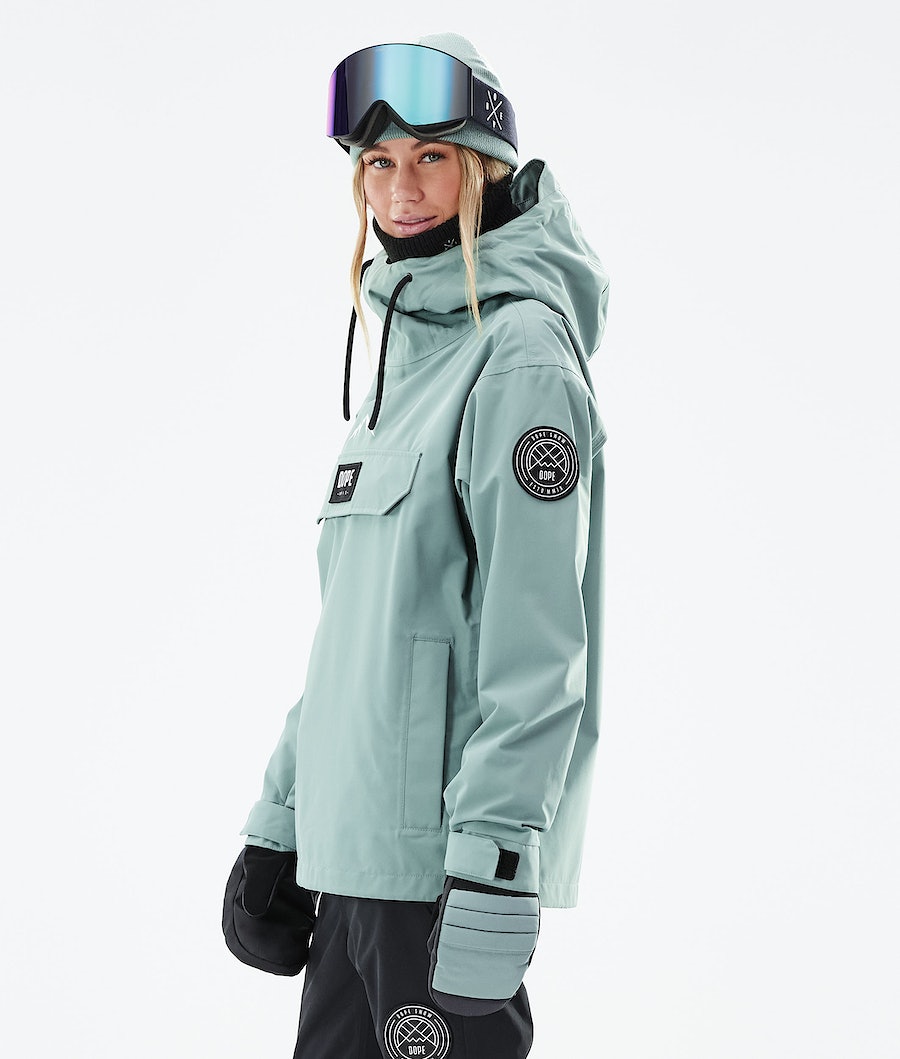 Dope Blizzard W 2021 Snowboardjacke Damen Grün | YX9680174