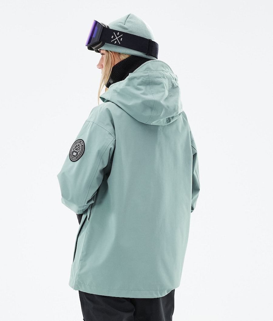 Dope Blizzard W 2021 Snowboardjacke Damen Grün | YX9680174