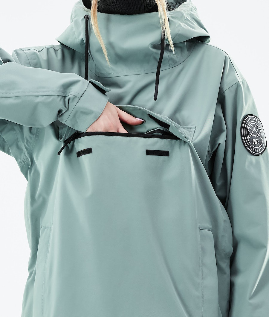 Dope Blizzard W 2021 Snowboardjacke Damen Grün | YX9680174