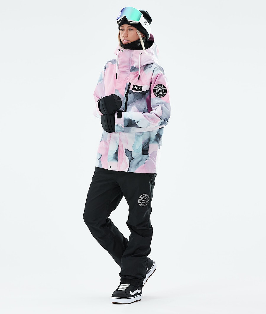 Dope Blizzard W Full Zip 2021 Snowboardjacke Damen Mehrfarbig Rosa | IB3859140