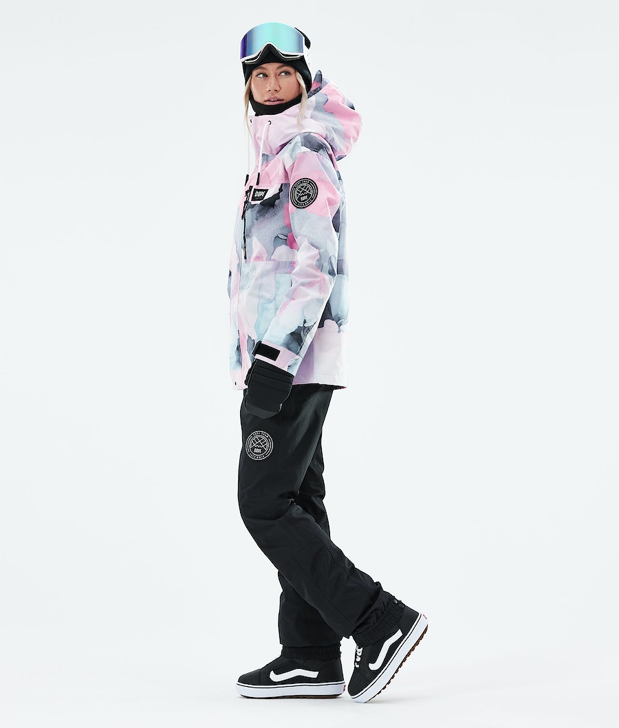 Dope Blizzard W Full Zip 2021 Snowboardjacke Damen Mehrfarbig Rosa | IB3859140