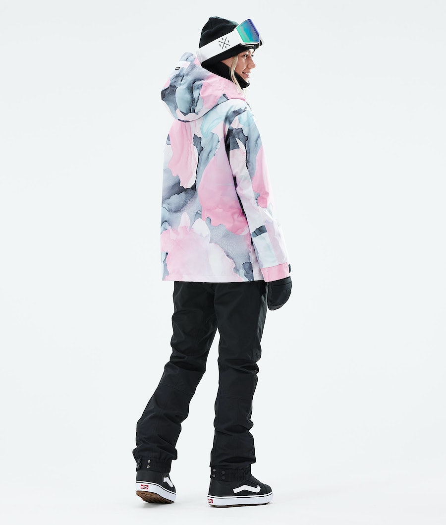 Dope Blizzard W Full Zip 2021 Snowboardjacke Damen Mehrfarbig Rosa | IB3859140