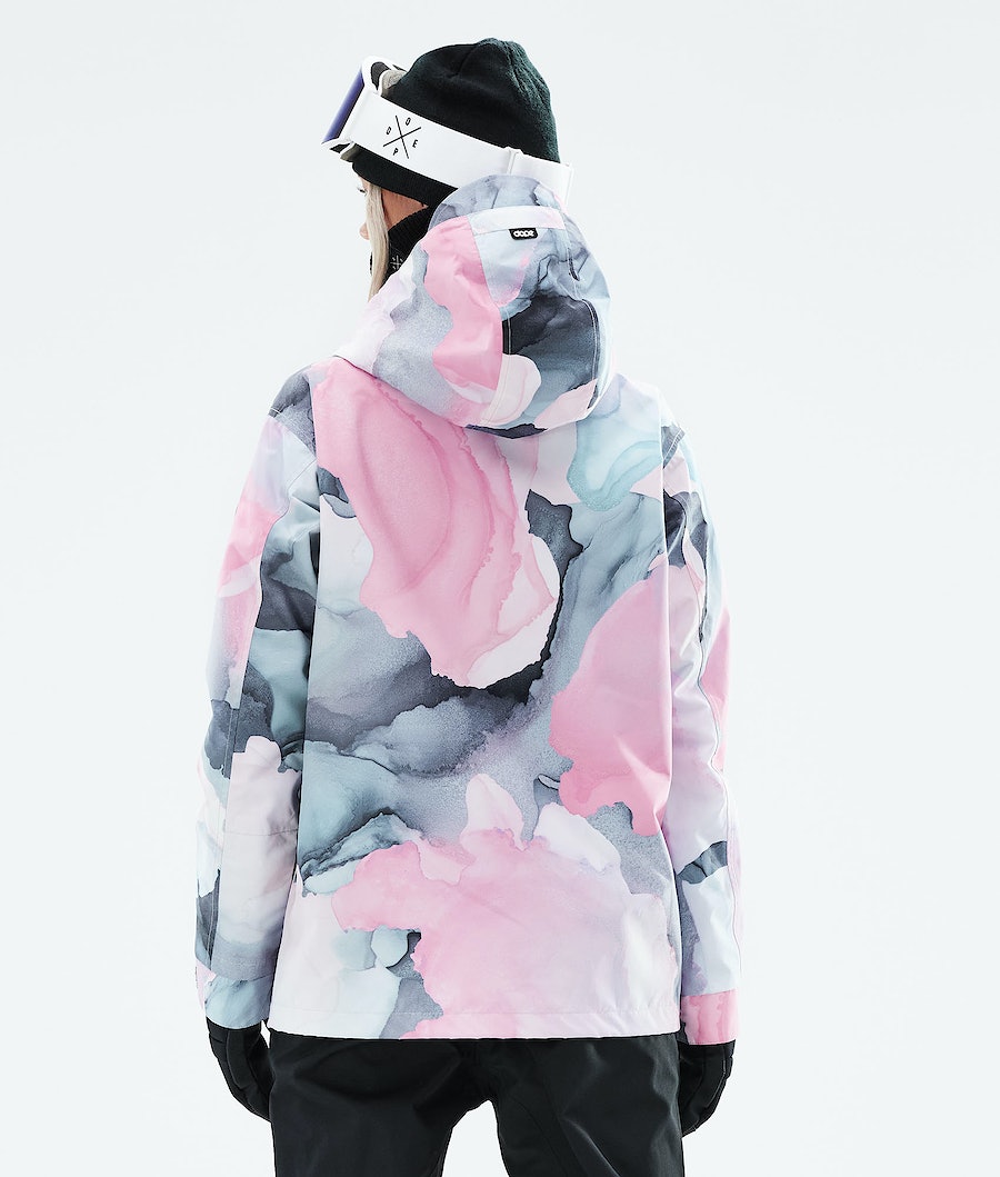 Dope Blizzard W Full Zip 2021 Snowboardjacke Damen Mehrfarbig Rosa | IB3859140