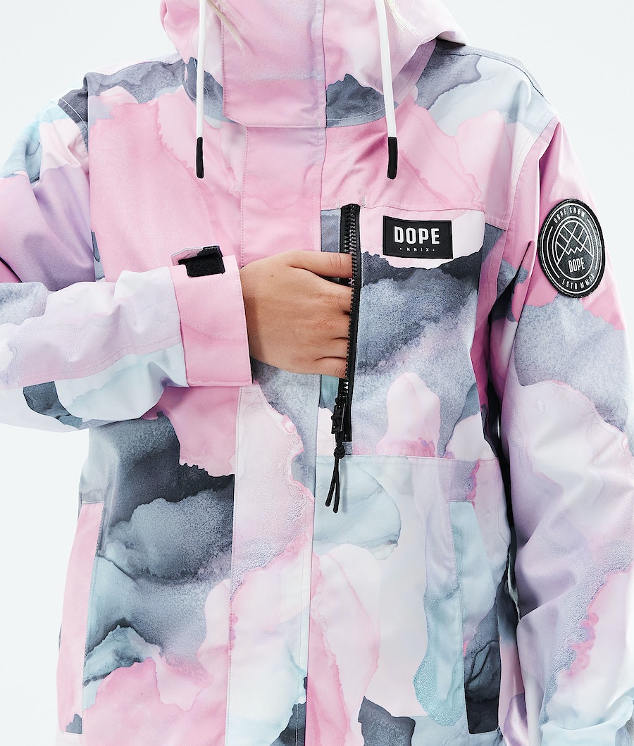 Dope Blizzard W Full Zip 2021 Snowboardjacke Damen Mehrfarbig Rosa | IB3859140