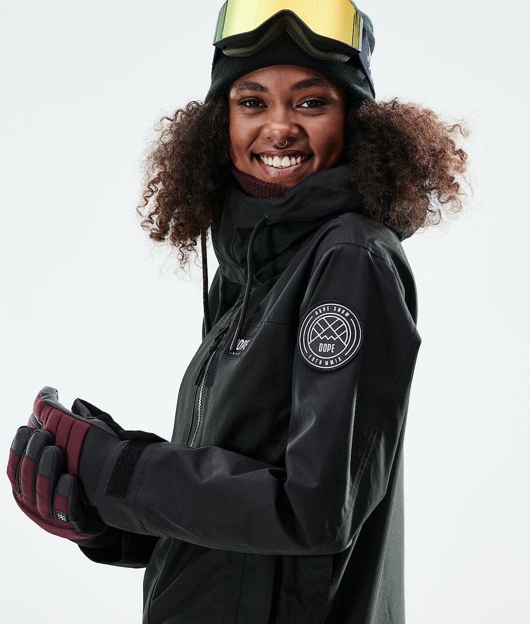 Dope Blizzard W Full Zip 2021 Snowboardjacke Damen Schwarz | LZ3472915