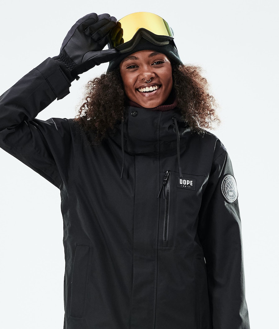 Dope Blizzard W Full Zip 2021 Snowboardjacke Damen Schwarz | LZ3472915