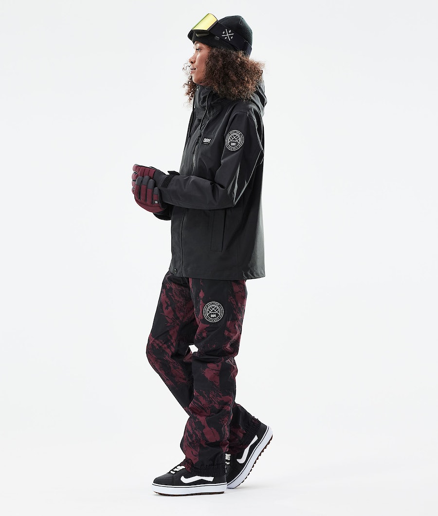 Dope Blizzard W Full Zip 2021 Snowboardjacke Damen Schwarz | LZ3472915