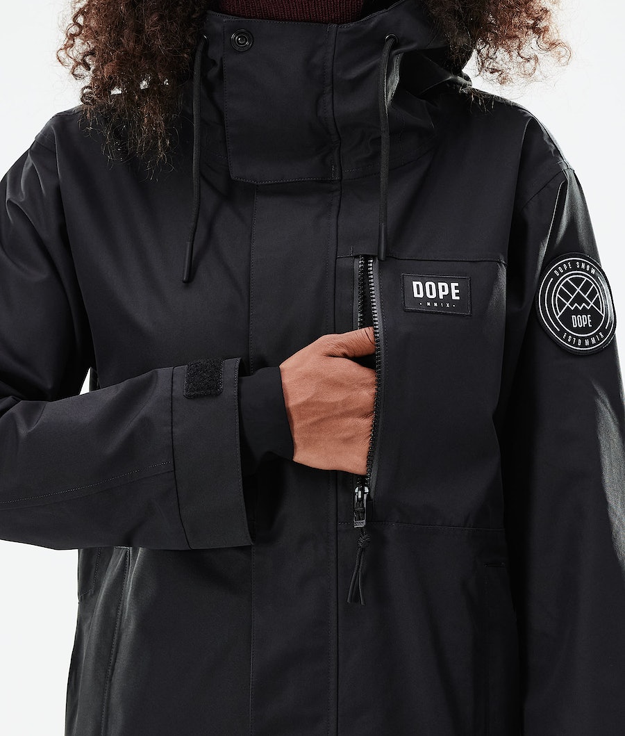 Dope Blizzard W Full Zip 2021 Snowboardjacke Damen Schwarz | LZ3472915
