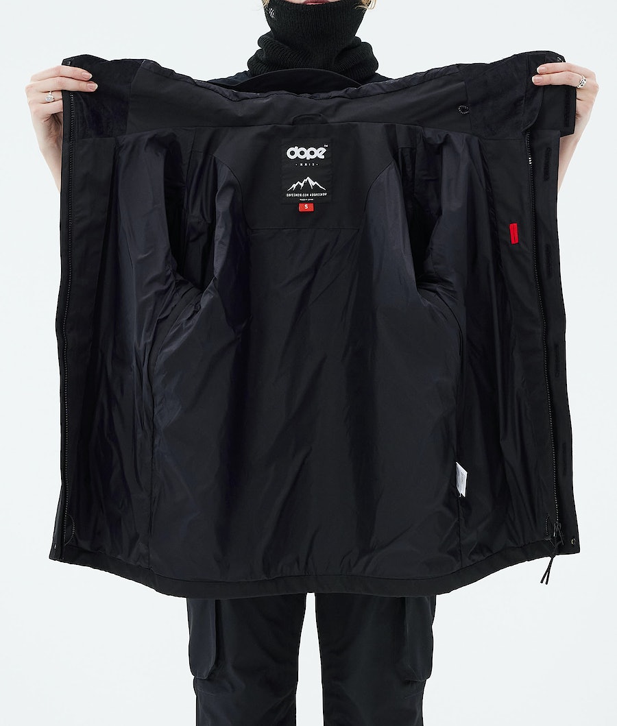 Dope Blizzard W Full Zip 2021 Snowboardjacke Damen Schwarz | LZ3472915